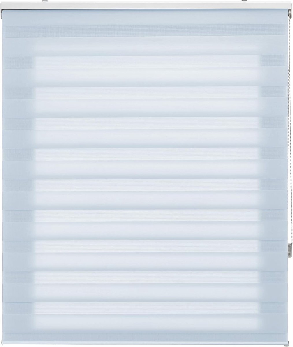Rolgordijn Dag en Nacht - Horizontaal Gordijn - Privacy en Lichtinval - Dubbele Stofstroke