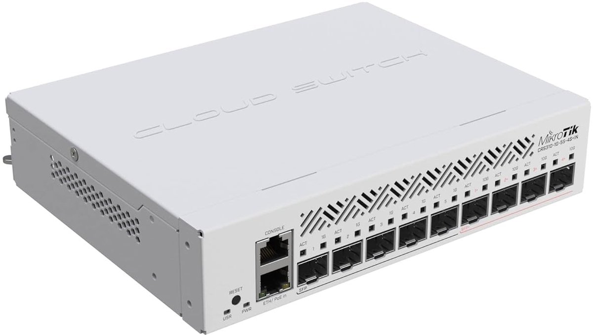 Netwerk Switch - Poorten Hub - Netwerk Uitbreiding - Layer 3 Functionaliteit - 24 x 69 x 2.5 cm - Grijs