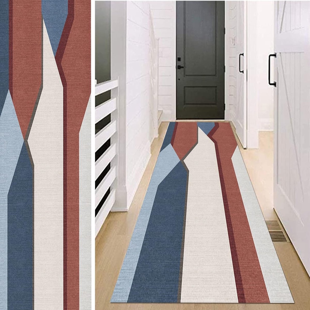 Gang Tapijt - Lange Vloerbedekking - Hal Entree - Gemakkelijk Schoon - 100x250cm