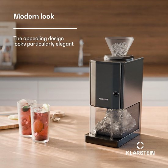 IJscrusher Apparaat - Crushed Ice Maker - Feestjes Cocktails - Roestvrij Staal - 15 kg per uur - Zwart van IJscrusher — afbeelding 3