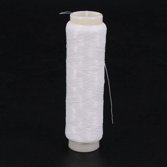 Vislijn Elastisch - Sterke Lijn - Vissen - Onzichtbaar Materiaal - 200m 0.2mm - Wit — afbeelding 5