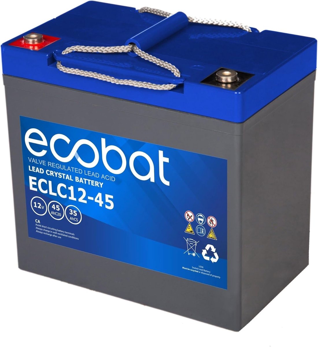 AGM accu - Reservebatterij Scooter - Mobiliteitshulp - Diepontlading Geschikt - 19x17x16 cm