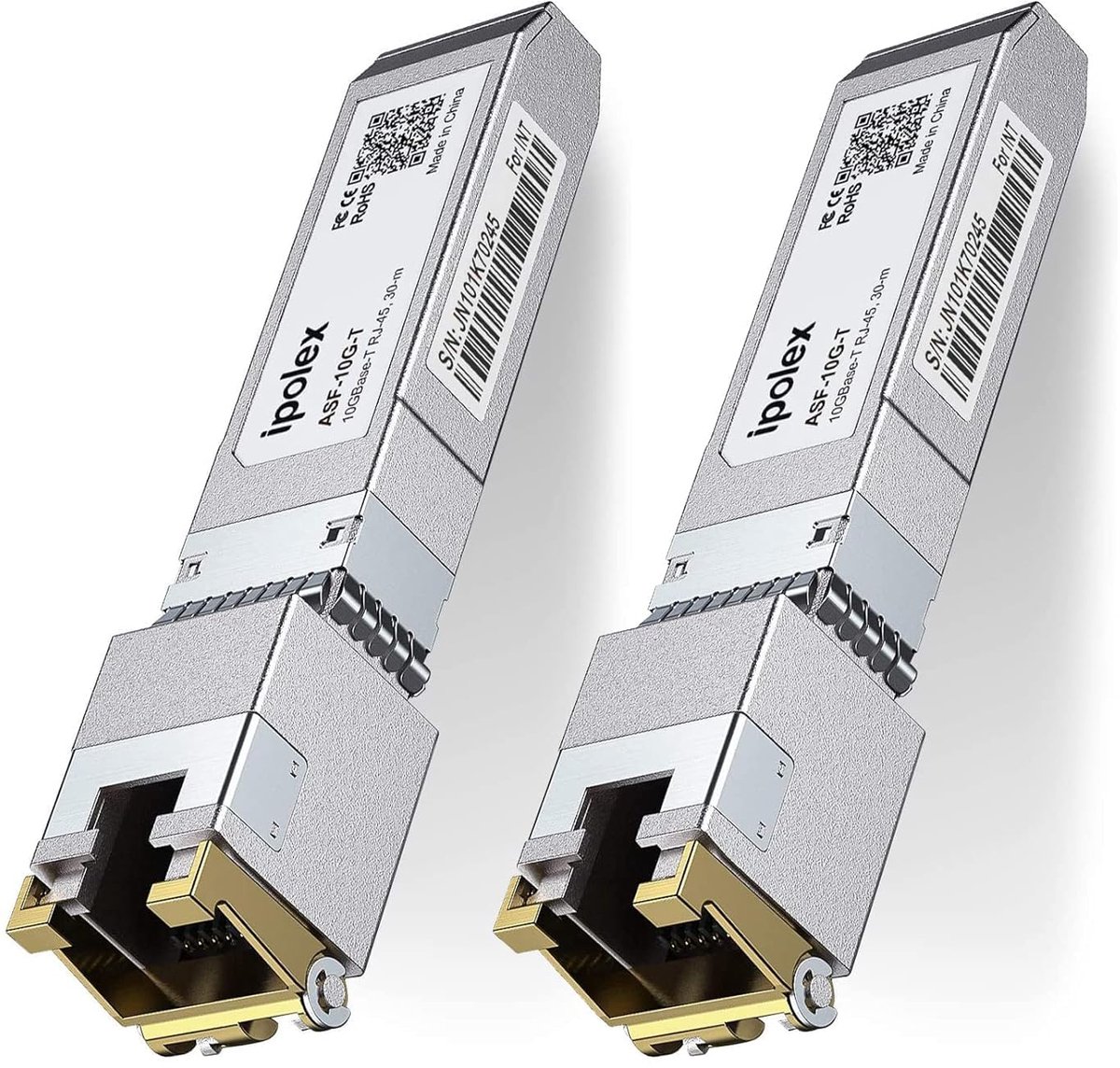 Netwerk Transceivers - Koperen Modules - Snelle Data Overdracht - Tot 80 Meter Bereik - SFP+