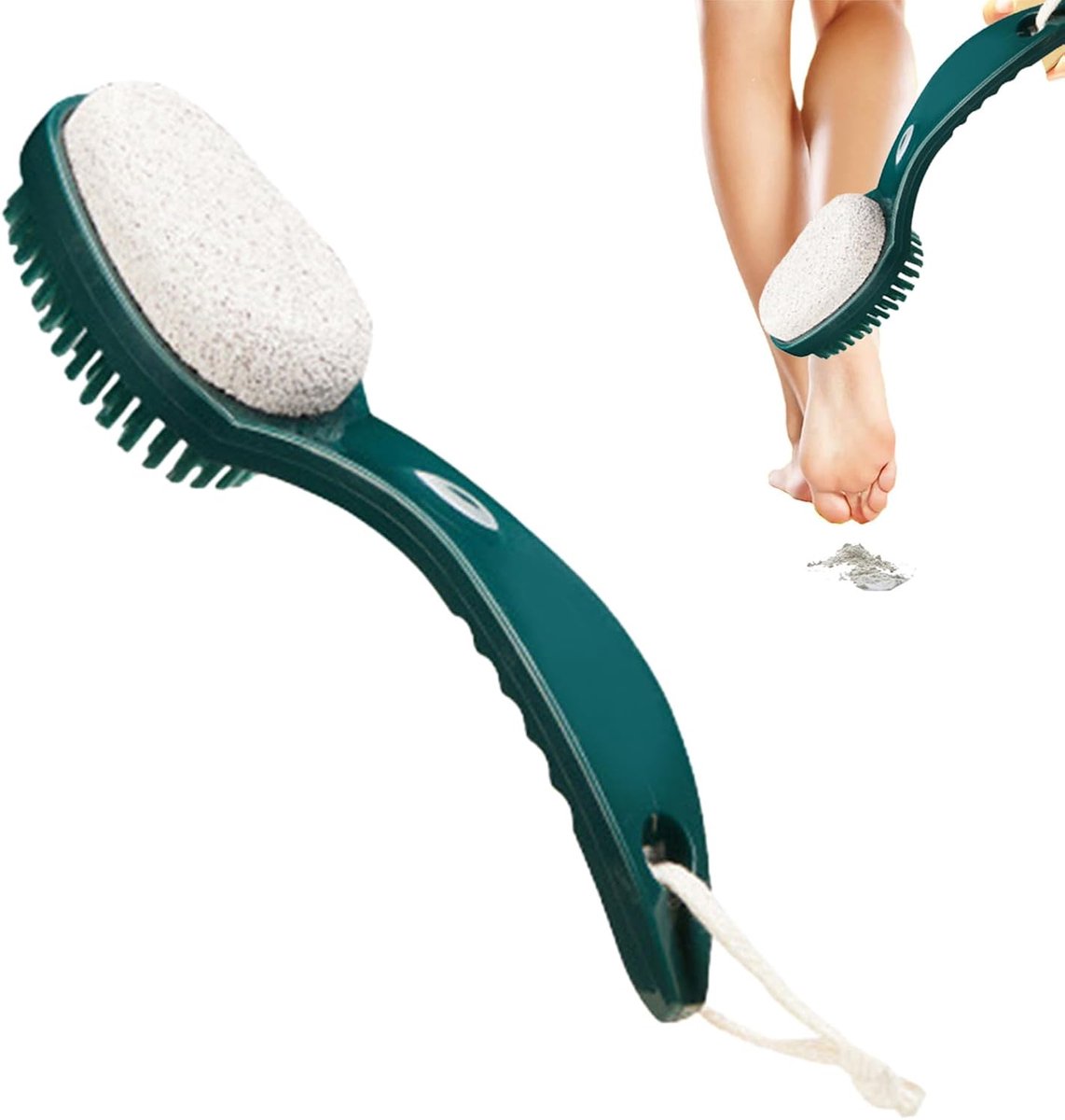 Voetverzorging Tool - Pedicure Borstel - Gladde Voeten - Dubbele Werkingsfunctie - 76 Inch
