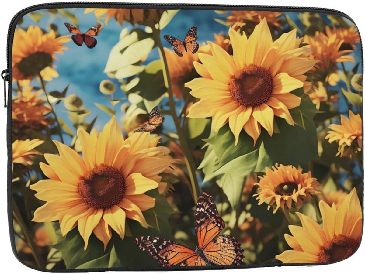 Laptop Sleeve - Computer Tas - Dagelijks Gebruik - Schokabsorberend Materiaal - 13 Inch - Zwart