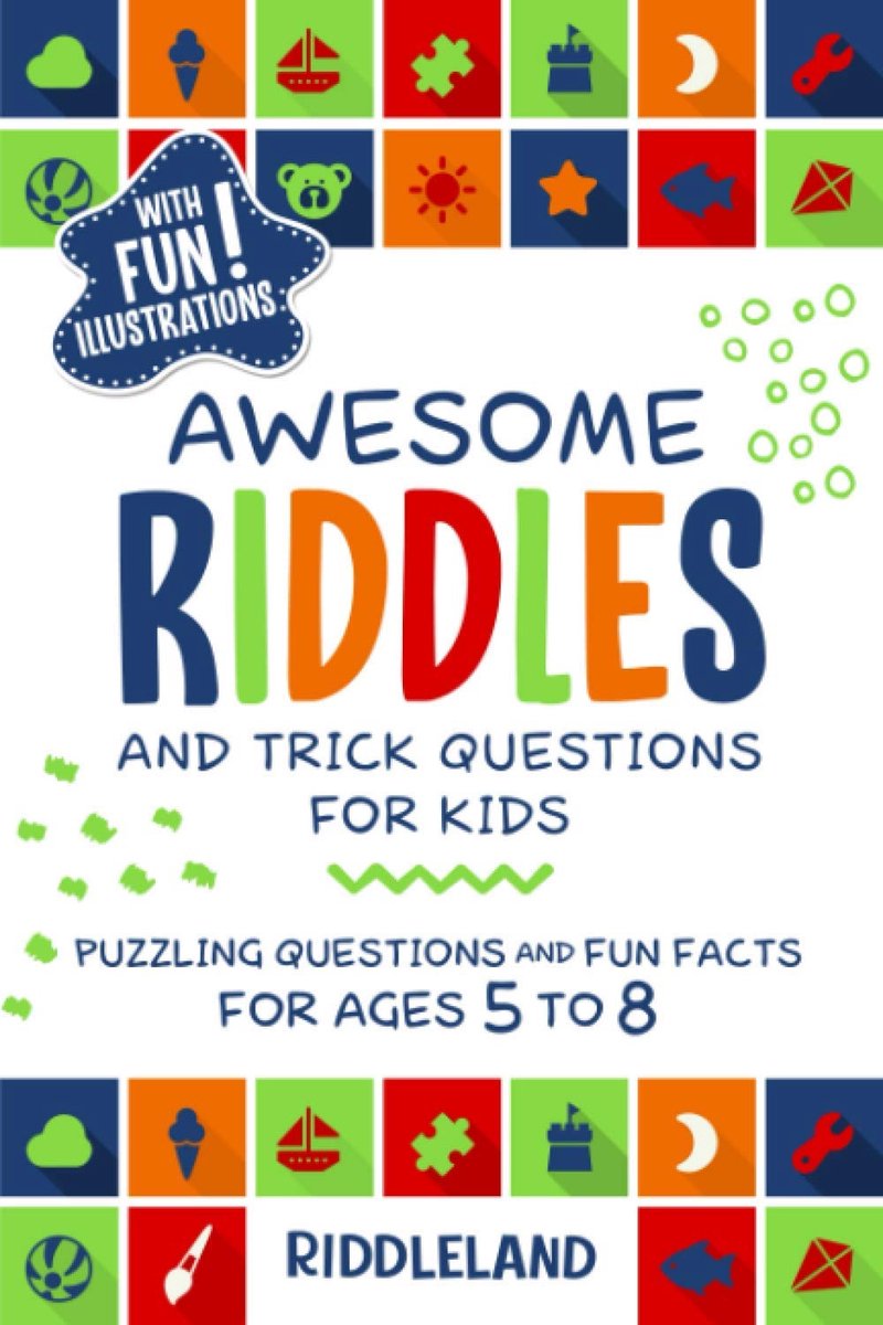 Kinder Puzzel Boek - Raadsels en Vragen - Hersenkrakers Spelen - Stimuleert Creatief Denken - 124 Pagina's