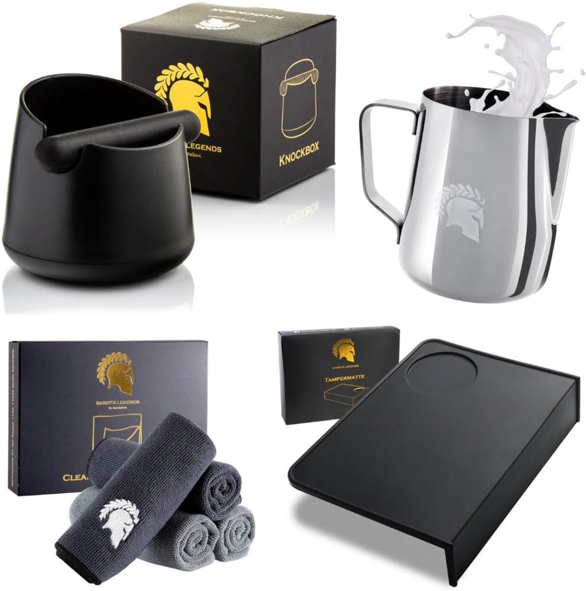 Barista Set - Espresso Accessoires - Professioneel Koffie Maken - Complete Uitrusting - 58 mm Tamper