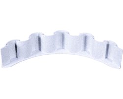 Aquarium Bodemverdeler - Grind Scheidingswand - Decoratie Organisatie - Voorkomt Substraat Vermenging - 25x7x4 cm
