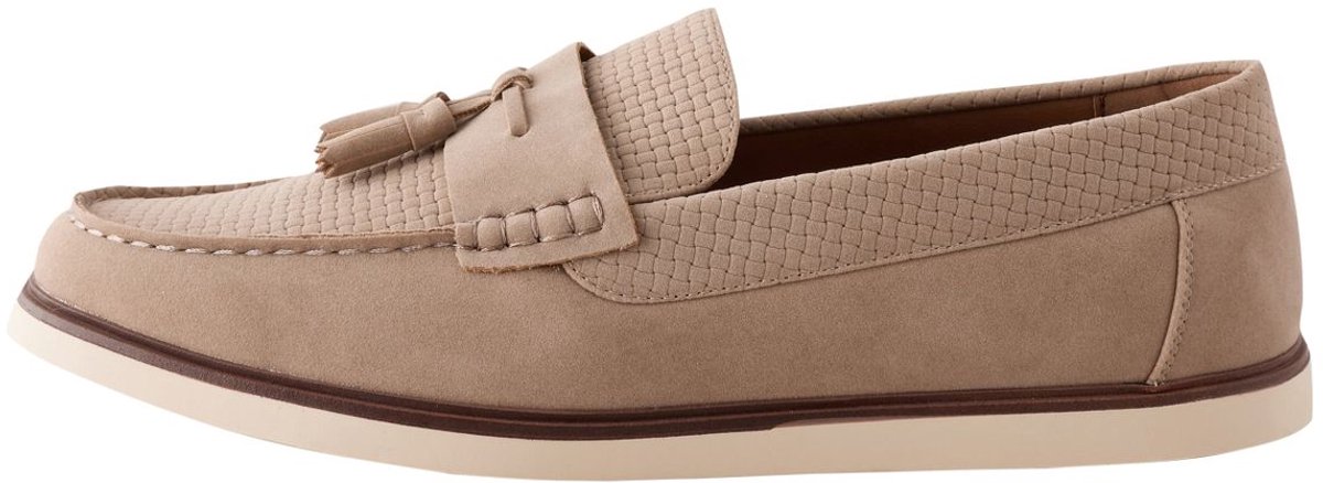 Next Gebosseleerde loafers met kwastje