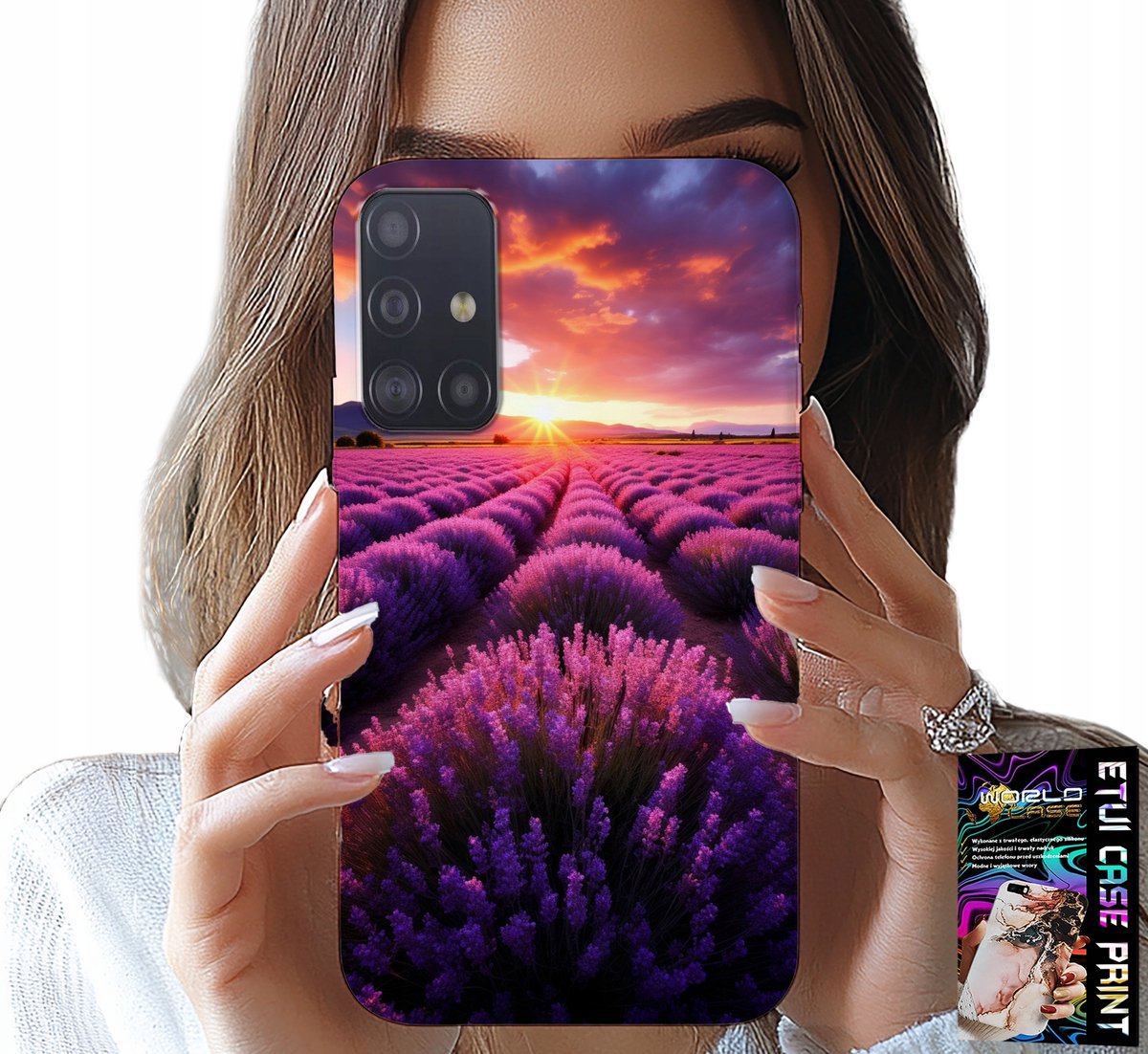 HOESJE VOOR SAMSUNG GALAXY A71 - LAVENDELVELD, PRACHTIGE LANDSCHAPPEN, PATRONEN