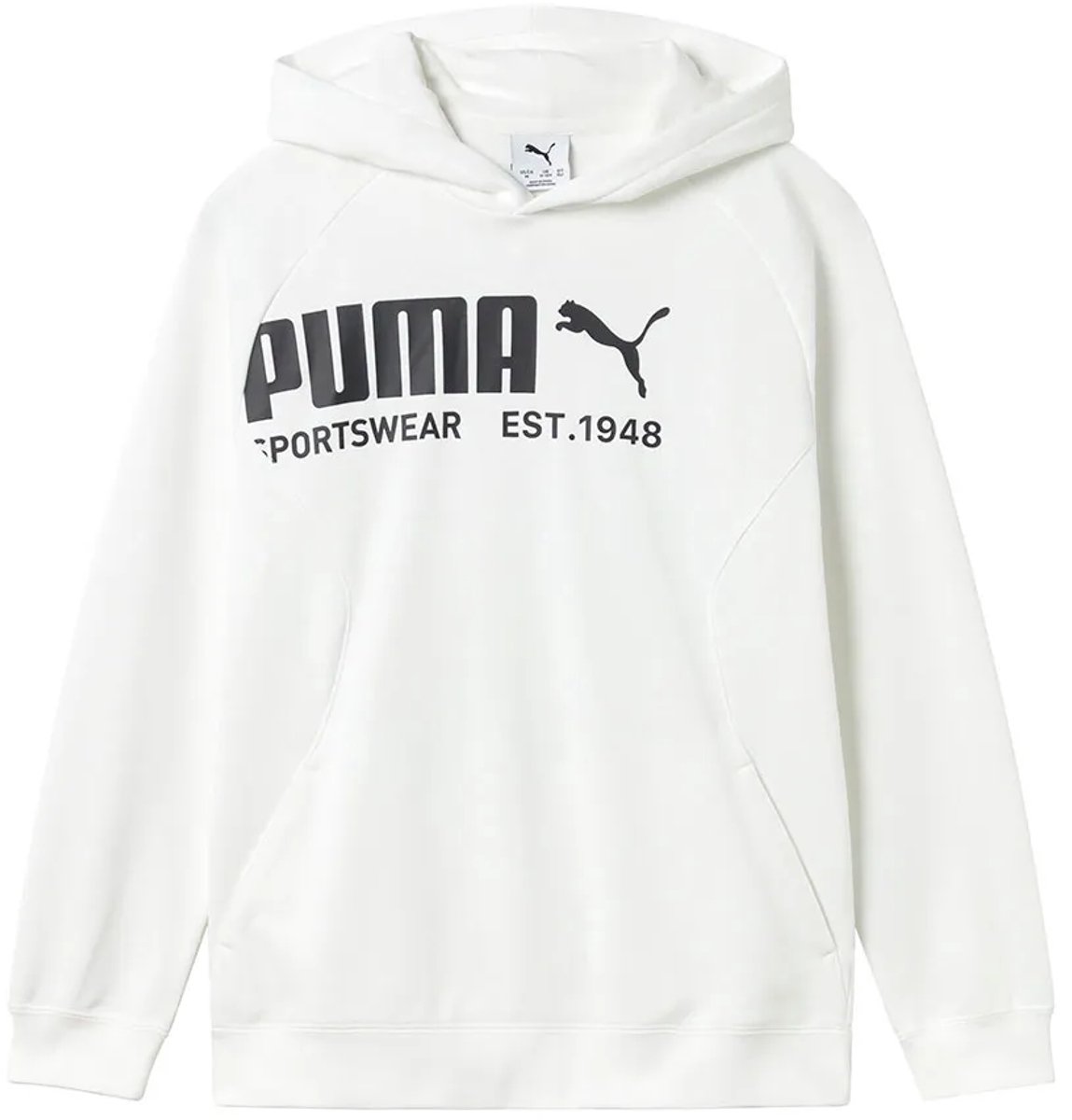 Puma Sport Relaxed Fit Hoodie 9-10 Years Jongen Wit