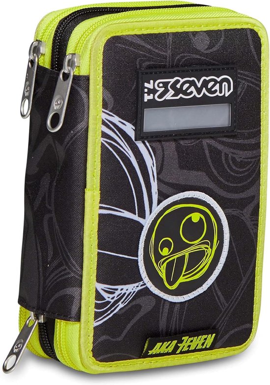Mybagstory Batman Etui – 3 Vakken Met Ritssluiting – 21 Cm – Voor School & Kleuterschool – Jongens Cadeau