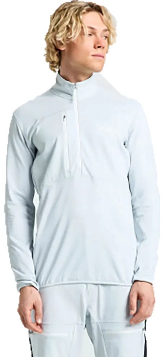 Slam Altura Lgt Grid Fleece Met Volledige Rits Man Grijs