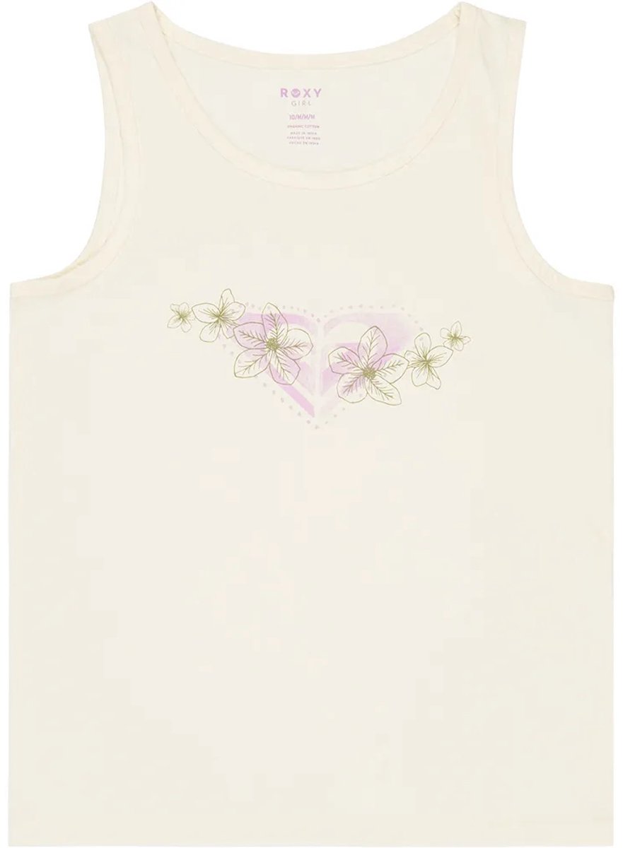 Roxy Miaregular Mouwloos T-shirt 10 Years Meisje Coconut Milk