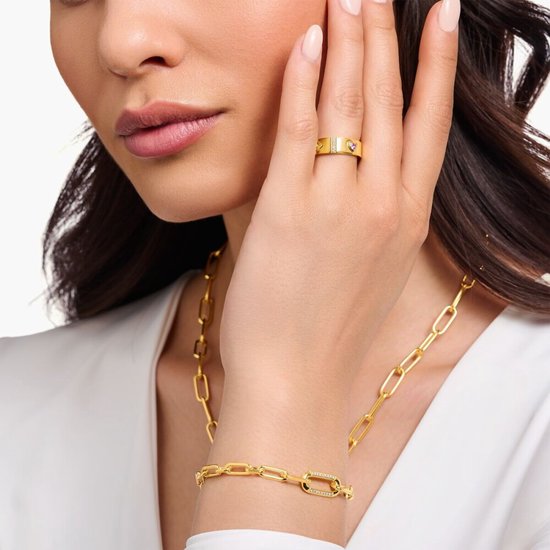 Thomas Sabo - TR2439-995-7-50 - Ring - Femme - Argent 925 plaqué or Argent - Taille de bague 50