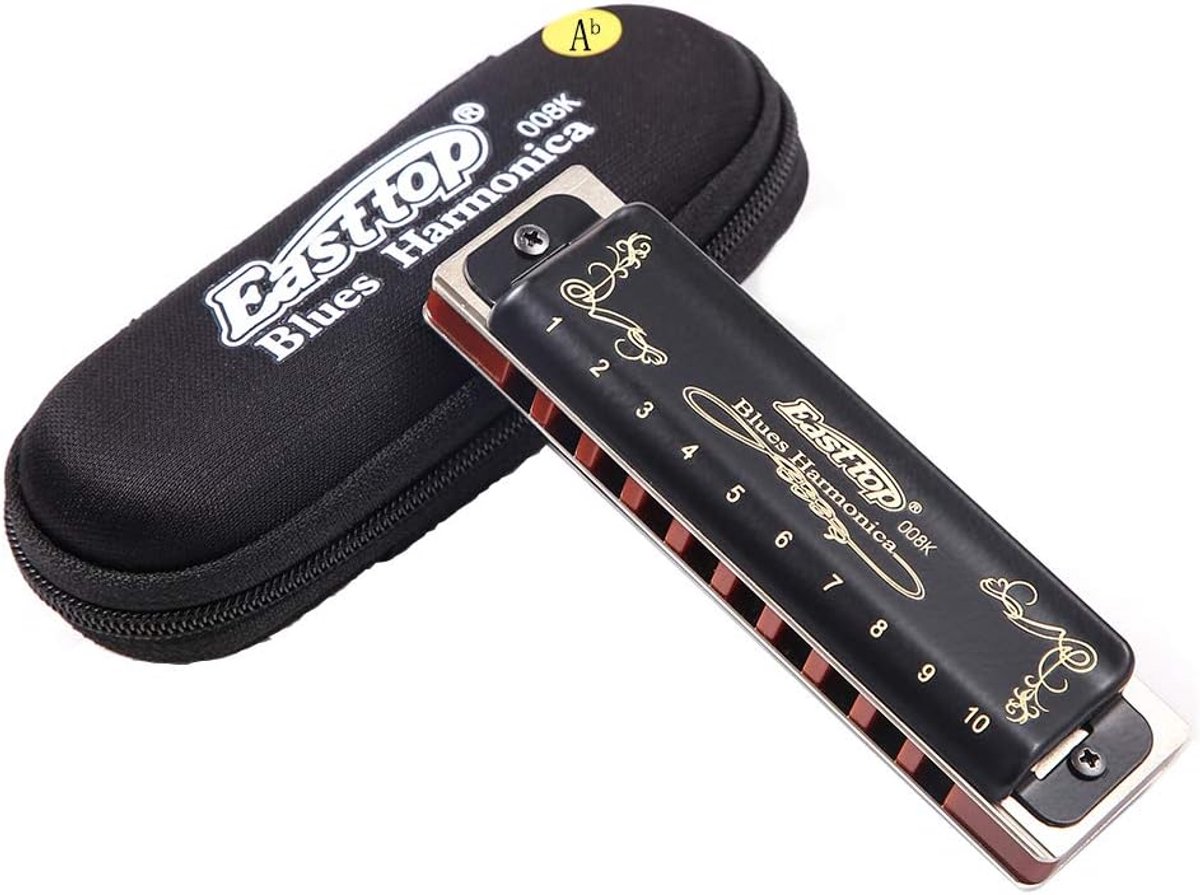 Diatonische Harmonica - Blues Mondharmonica - Muziek Maken - 10 Gat Ab Toon - Blauw