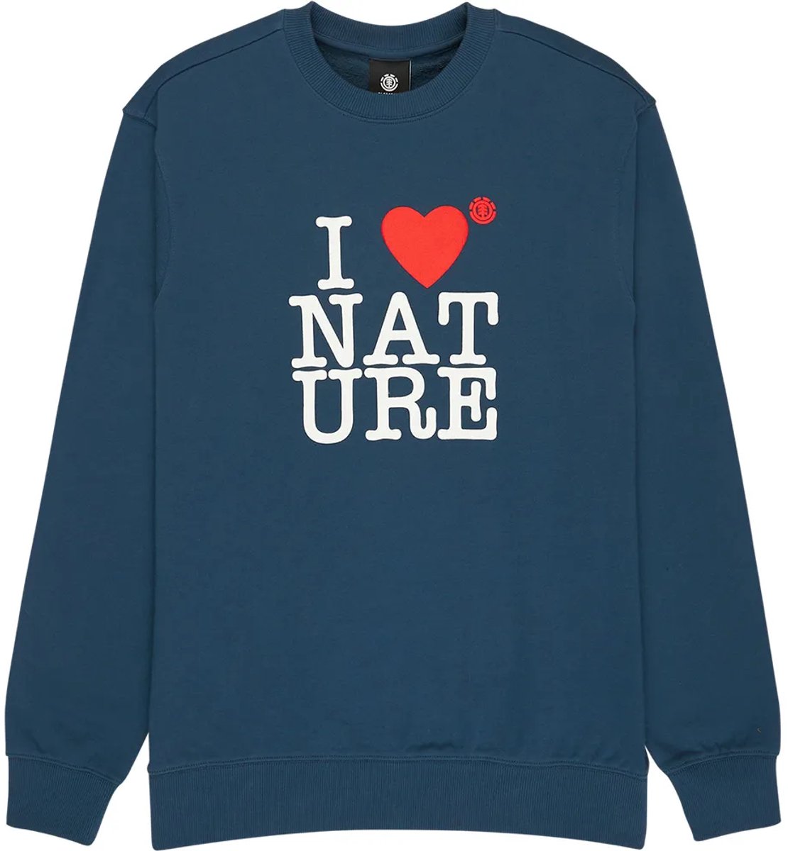 Element I Heart Sweatshirt Blauw M Man