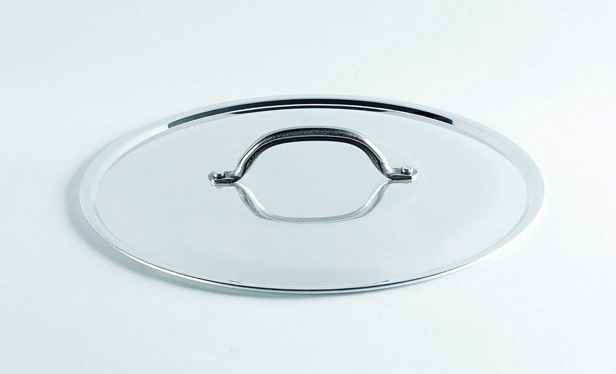 Kookpan Deksel - Pannen Deksel - Koken - Aluminium Rand - 55cm - Zilver