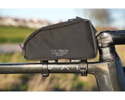 The Pack Snack Bag | Top Tube Bag Small | Frametas - Bikepacking - 1L - Stevig materiaal - Zachte binnenzijde - Gravelbike