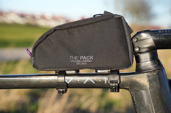 The Pack Snack Bag | Top Tube Bag Small | Frametas - Bikepacking - 1L - Stevig materiaal - Zachte binnenzijde - Gravelbike
