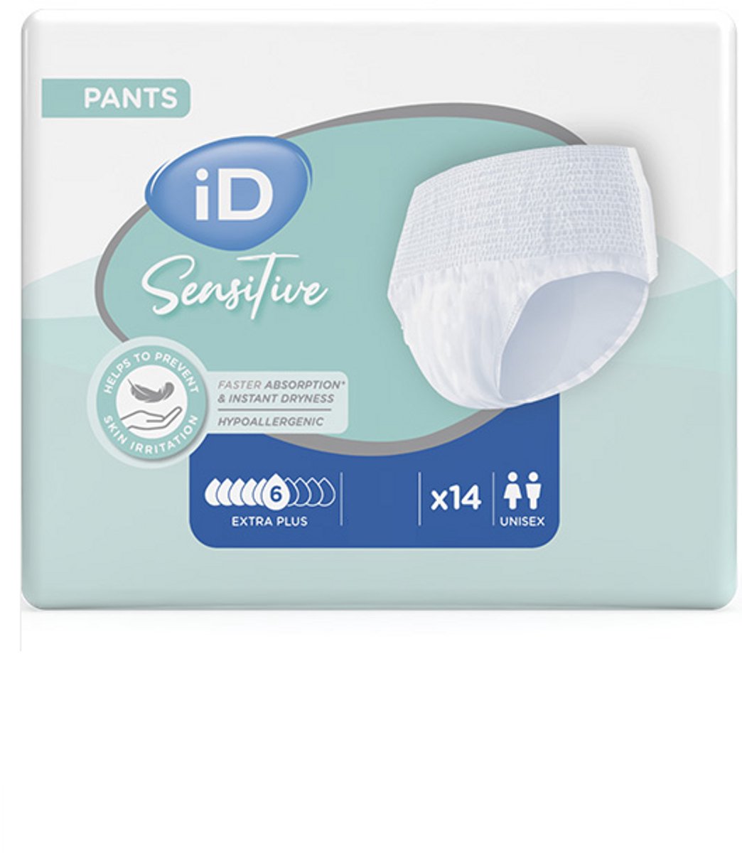 iD Sensitive Pants Extra Plus XS - 6 pakken van 14 stuks