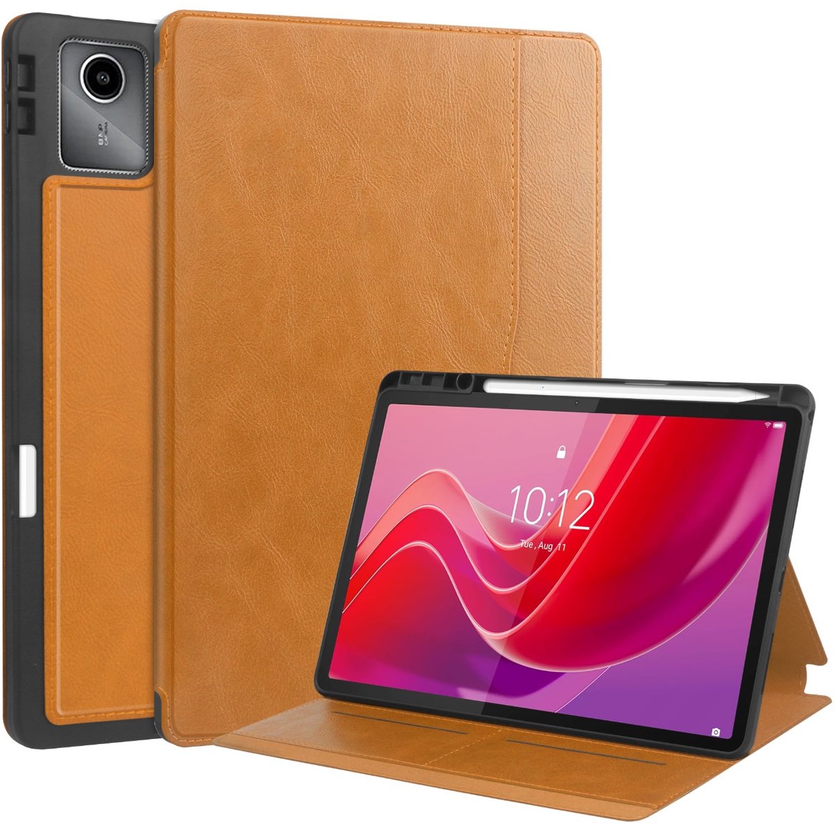 EtuiTab Lenovo - Tablethoes - Ritsvak - Bruin - Stevige Bescherming