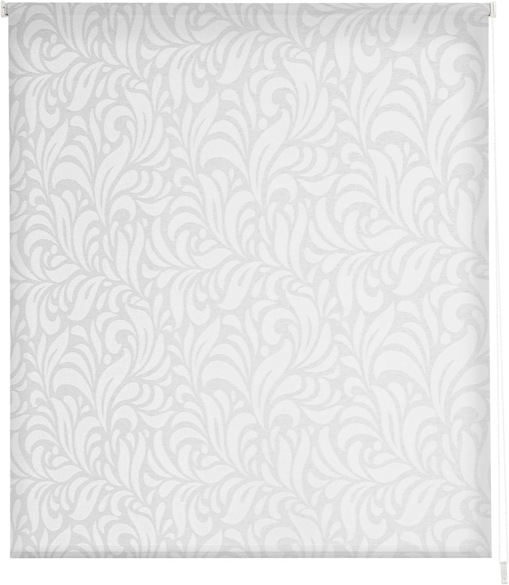 Jacquard Jaloezie - Rolgordijn Stof - Raamdecoratie - Halfdoorschijnend - 130 x 175 cm - W