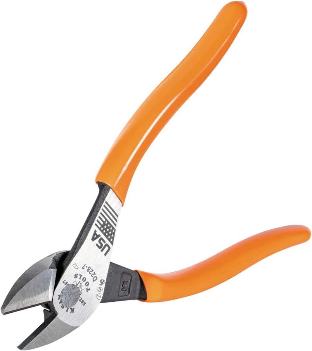 Diagonaalsnijders - Klein gereedschap - Draad knippen - Hoge hefboomwerking - 18 cm - Rood