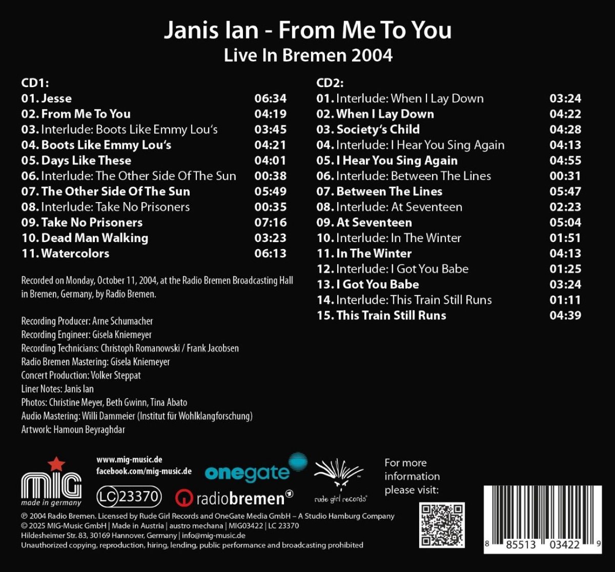From Me to You (Live in Bremen 2004)