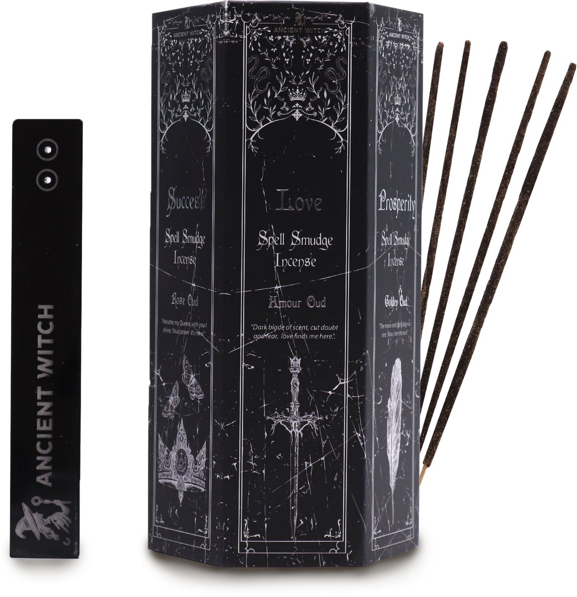 Ancient Wisdom Ancient witch wierook - spell smudge - heksen wierook - wierook - cadeauset van 5 stuks multicolor