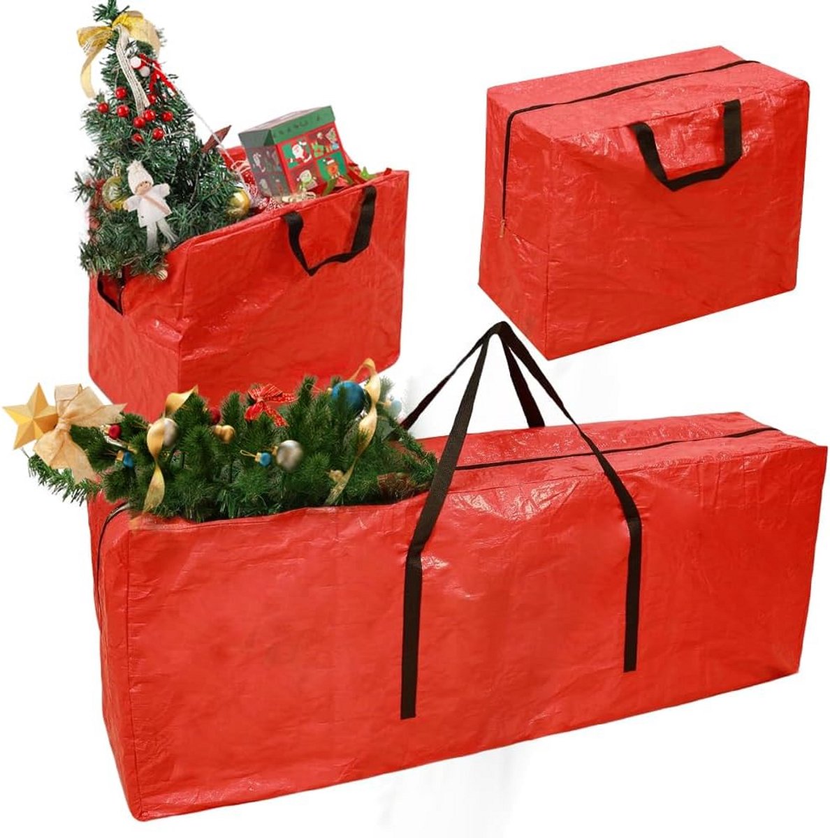 Extra Grote Opbergtas voor Kerstboom en Decoratie - Waterdicht