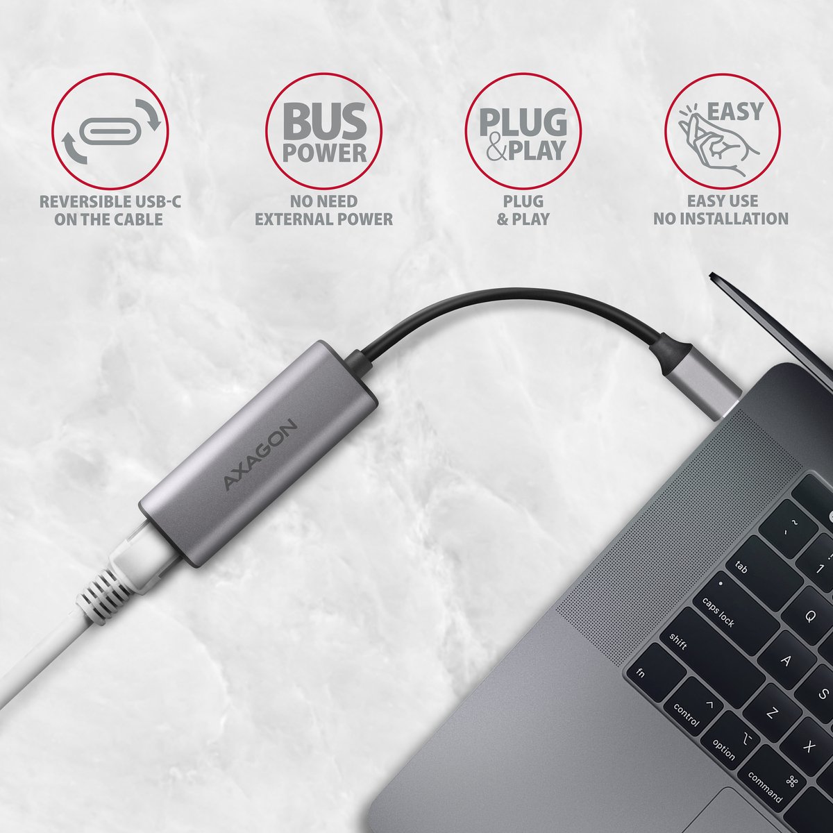 Axagon ADE-25RC netwerkkaart Intern Ethernet 2500Mbit/s