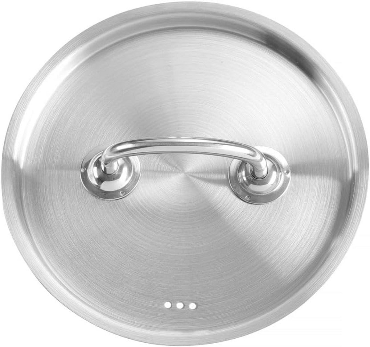 RVS Deksel voor Kookpan Laag-Middelhoog O160mm