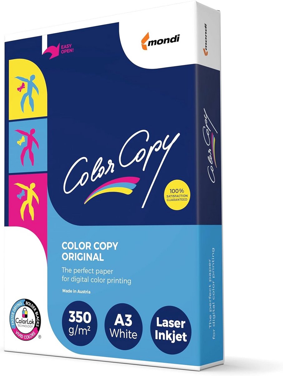 A3 Multifunctioneel Papier 350g - Dik Wit Kopieerpapier 125 Vel