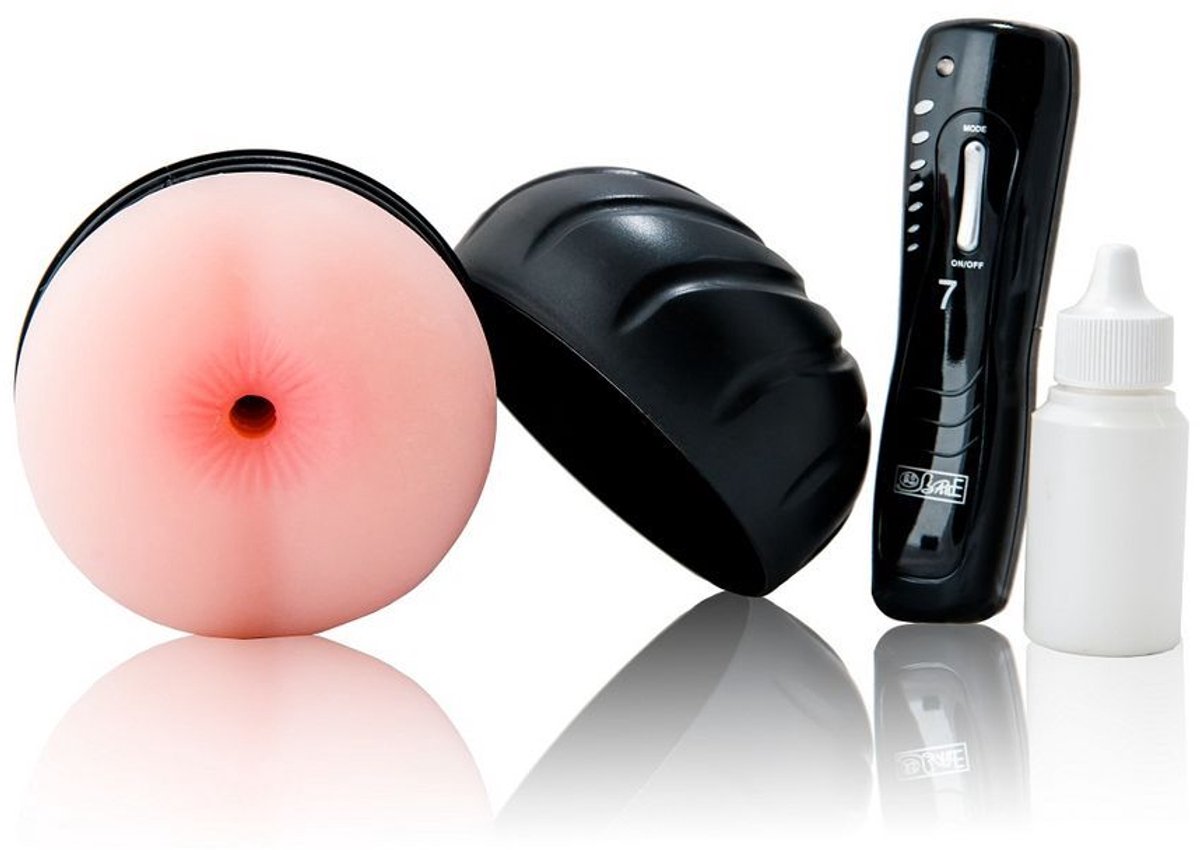 Passion Cup - Cup Masturbator Anaal - Vibrerend - Zwart