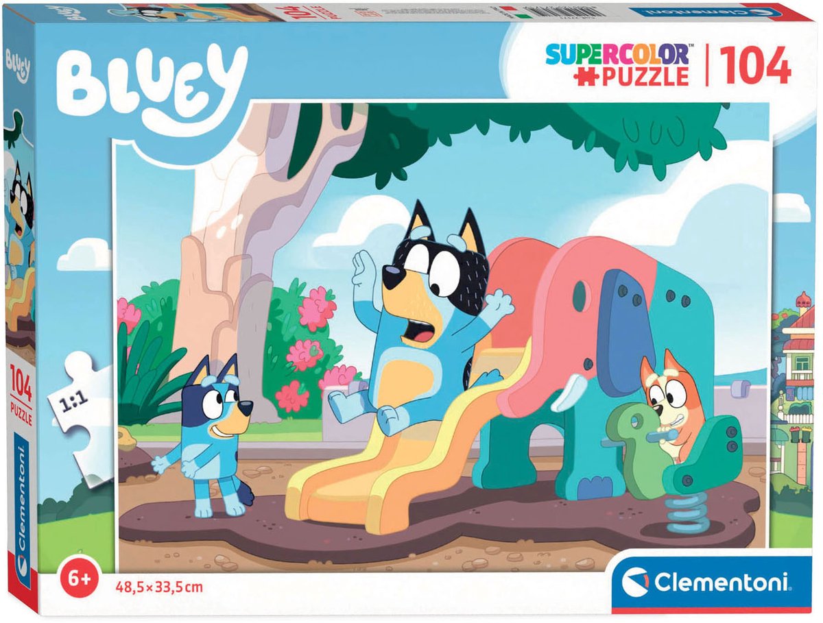 Clementoni - Puzzel - 104 Stukjes - Bluey - Puzzel Voor Kinderen - Vanaf 6 Jaar — afbeelding 11