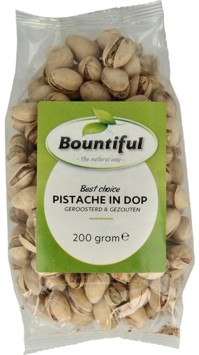 Bountiful Pistache in dop geroosterd en gezouten 200 gram