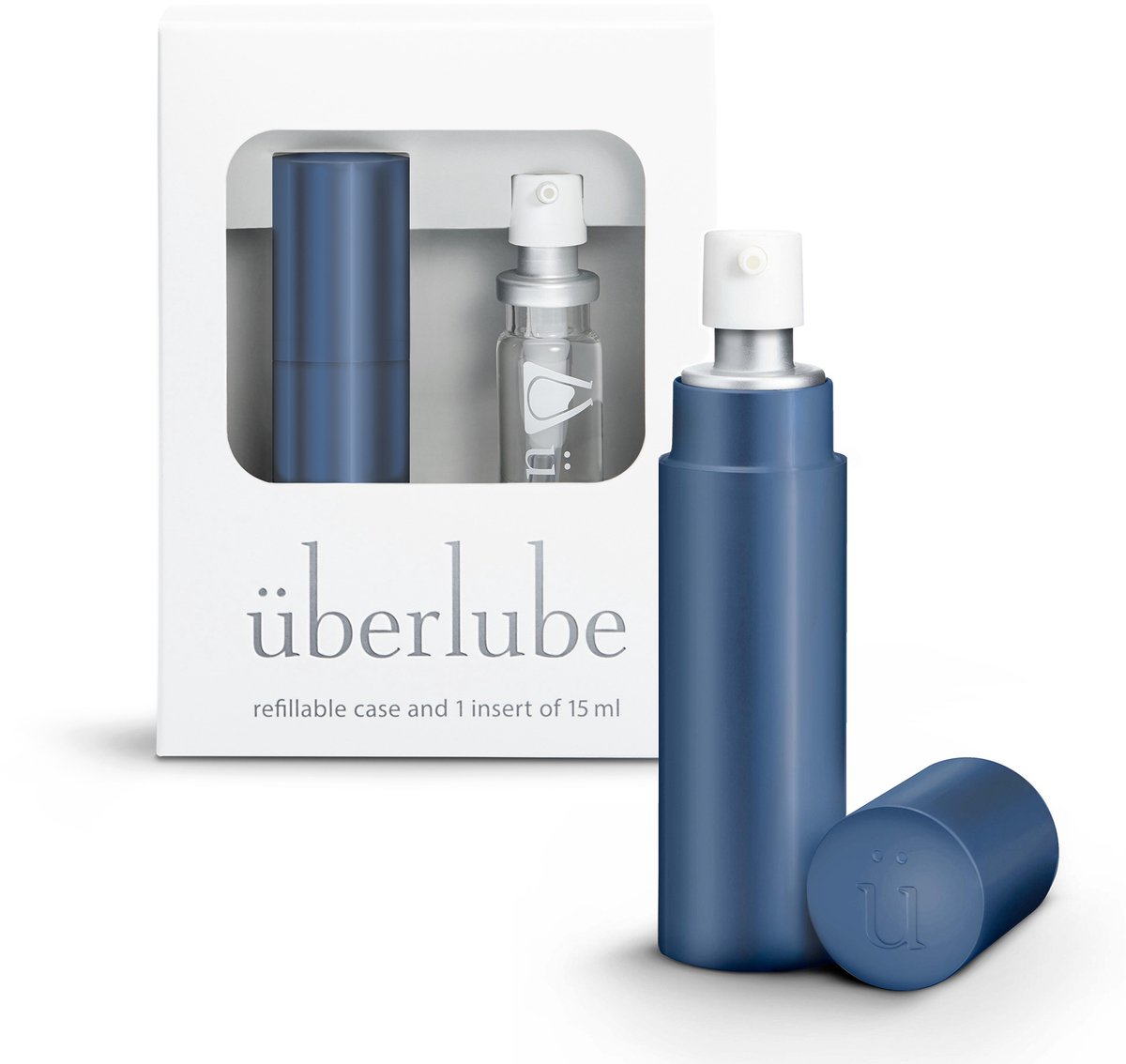 Uberlube Hervulbaar Glijmiddel Blauw 15ML