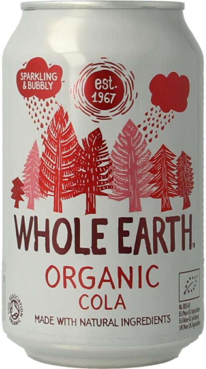 Whole Earth Sparkling cola biologisch 330 ml