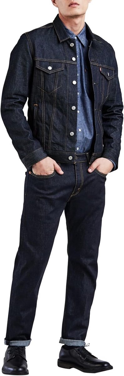 Heren Jeans Slim Tapered Pasvorm Comfortabele Stijl