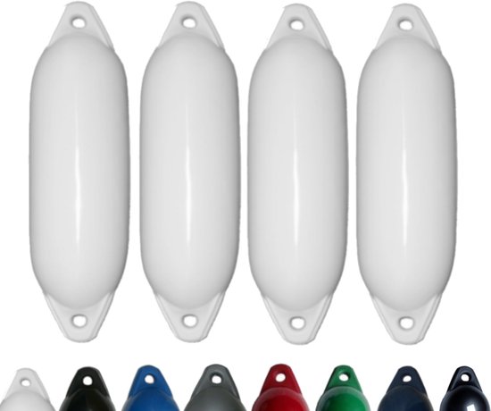 Set de 4 avec Majoni Star 15 pare-battages - blanc, 45 x 12 cm