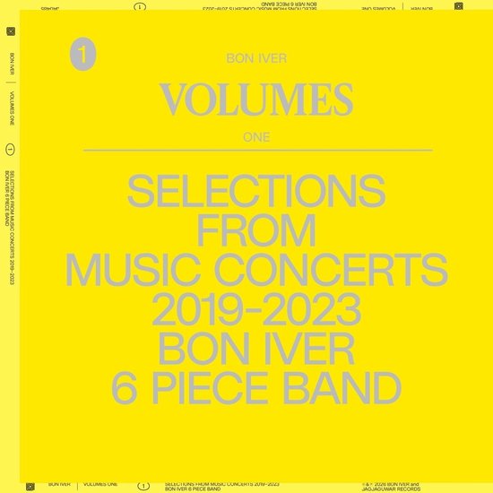 Bon Iver - Volumes One: Selections From Music Concerts 2019-2023 (CD)