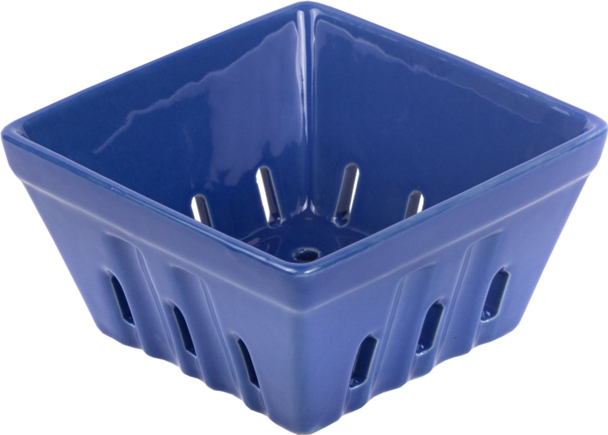 Kitsch Kitchen uitlekbakje 15 cm Streetstyle blauw