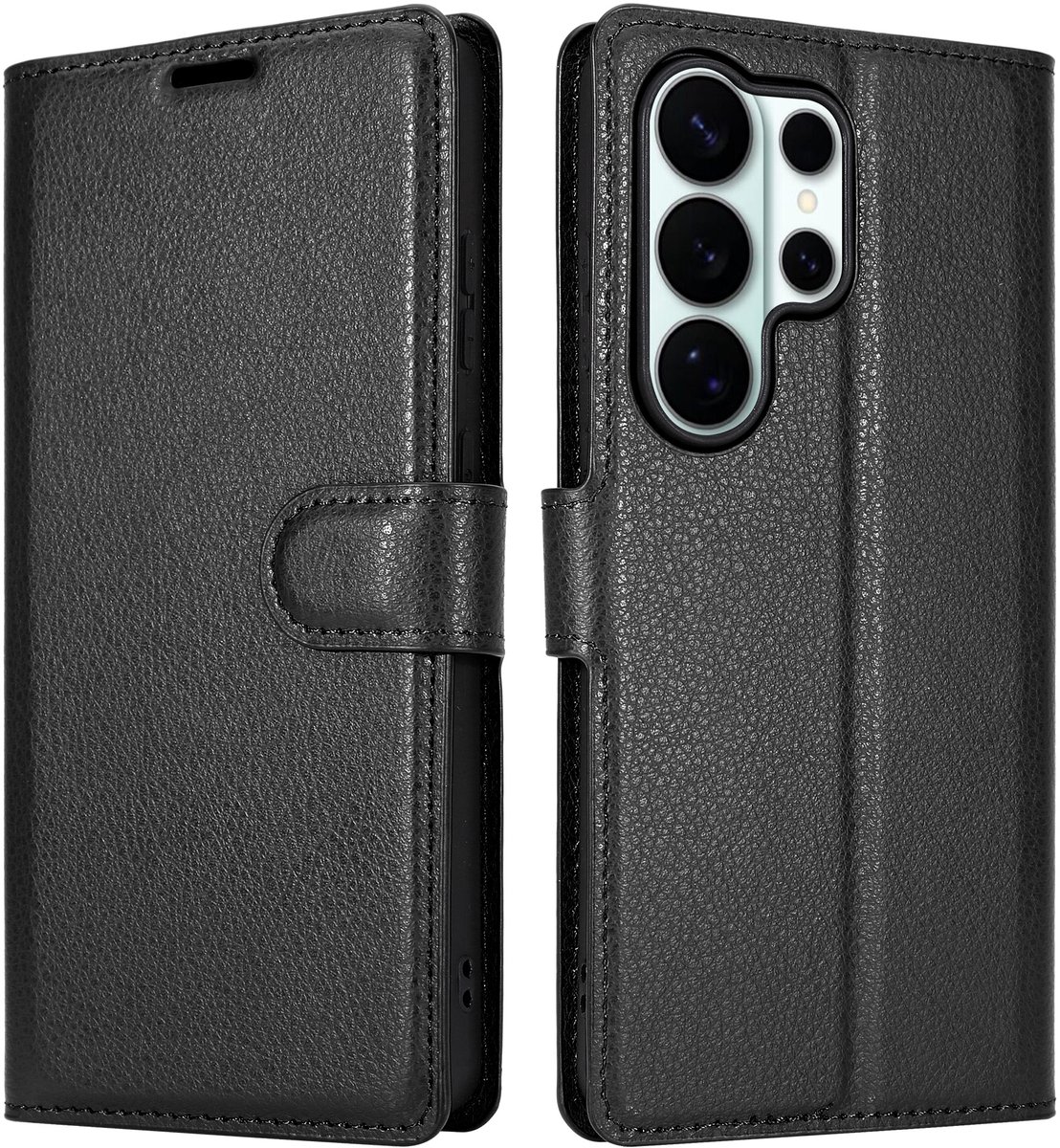ShieldCase Bookcase - Geschikt voor Samsung Galaxy S26 Ultra - Portemonnee hoesje - Zwart