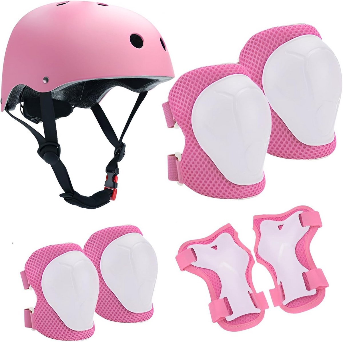 Kinderveilige Helm Set met Beschermers voor Fietsen en Skaten