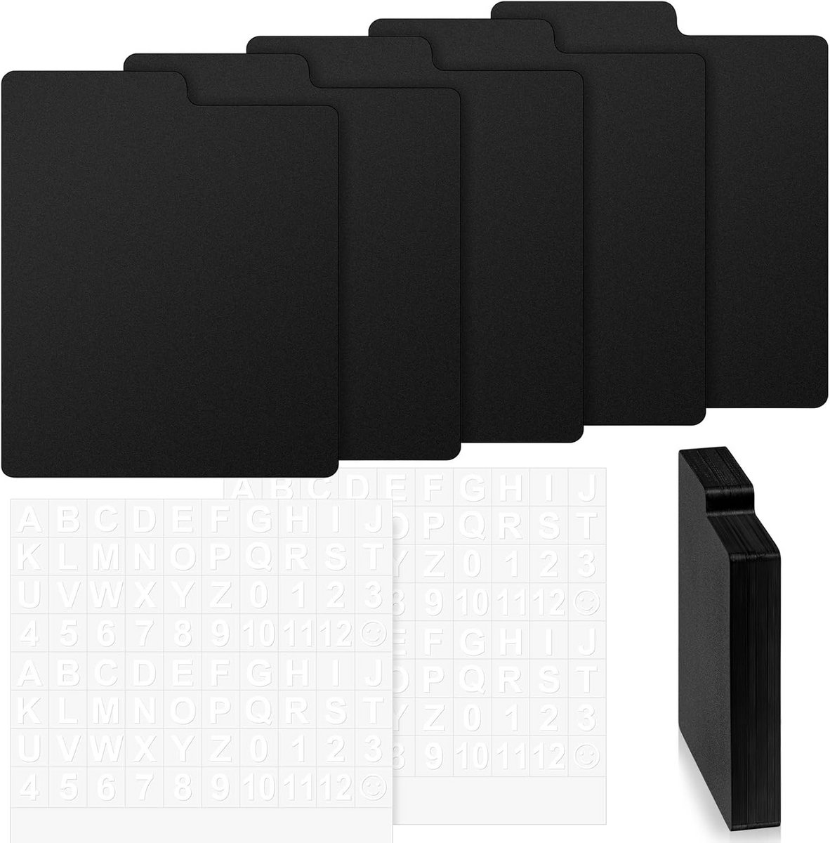 50 Stuks CD DVD Index Scheidingskaarten met Tabs en Zelfklevende Etiketten