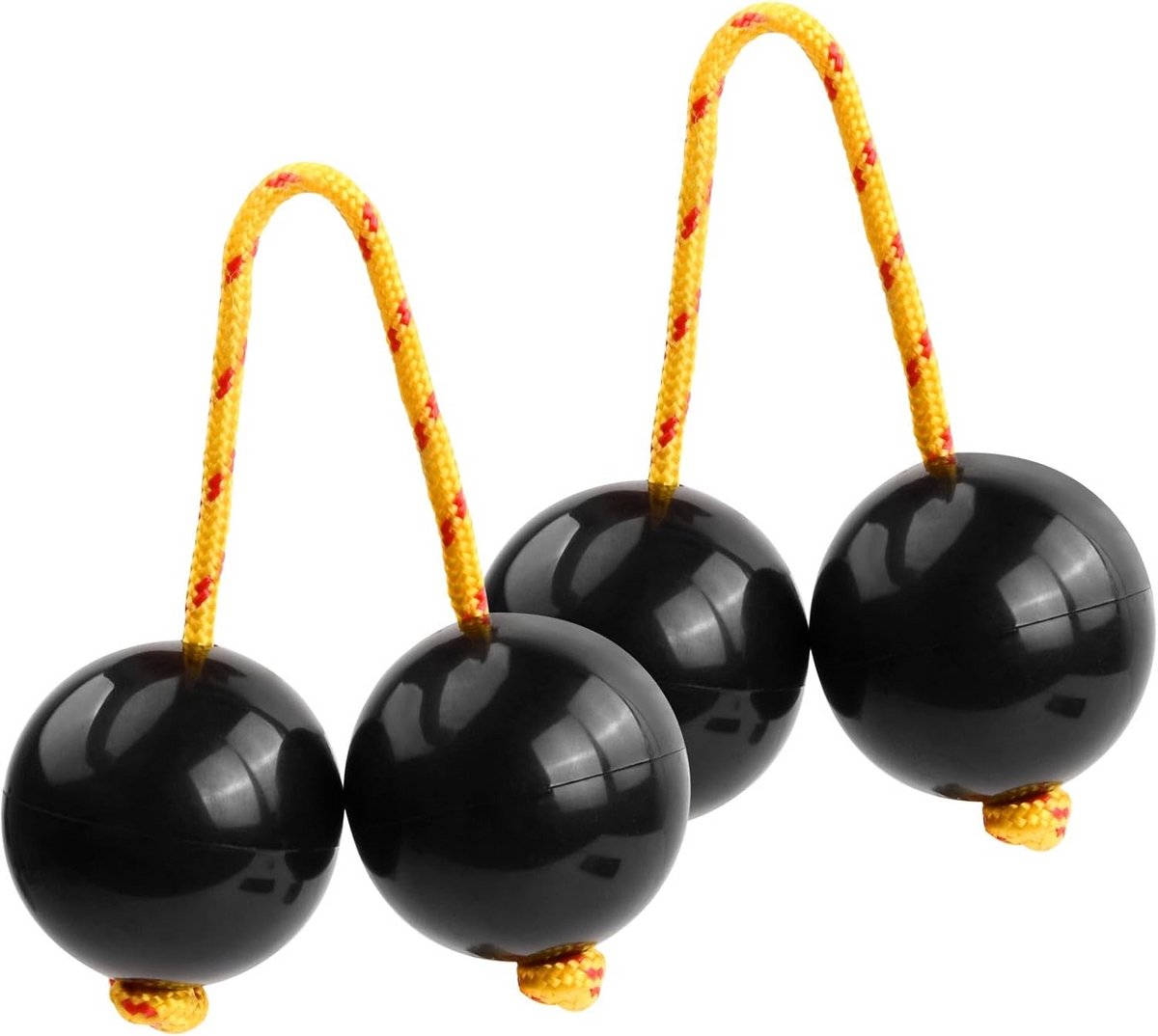 Set van 2 Percussie Shakers - Aslatua/Kashaka Ritmestokken voor Muziek en Feest