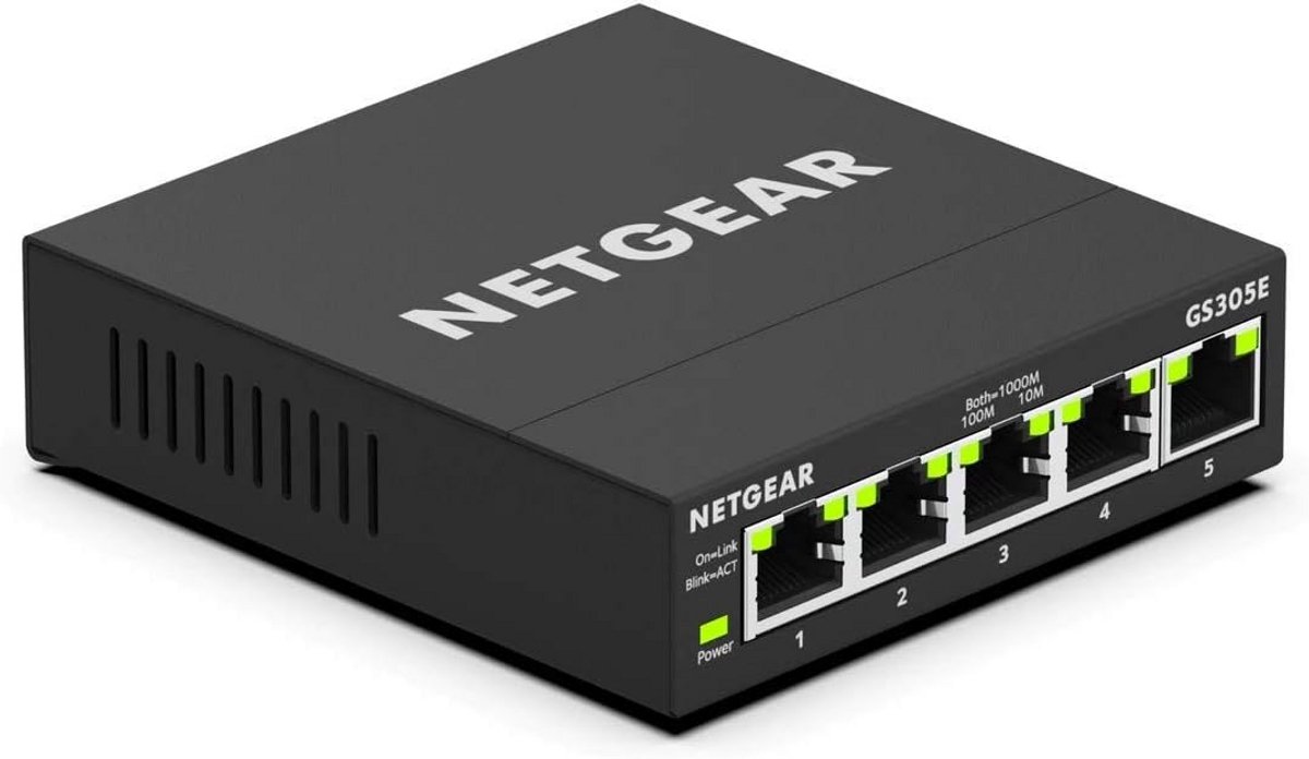 Managed Gigabit Ethernet Switch met 5 Poorten voor Thuisnetwerk en Kantoor