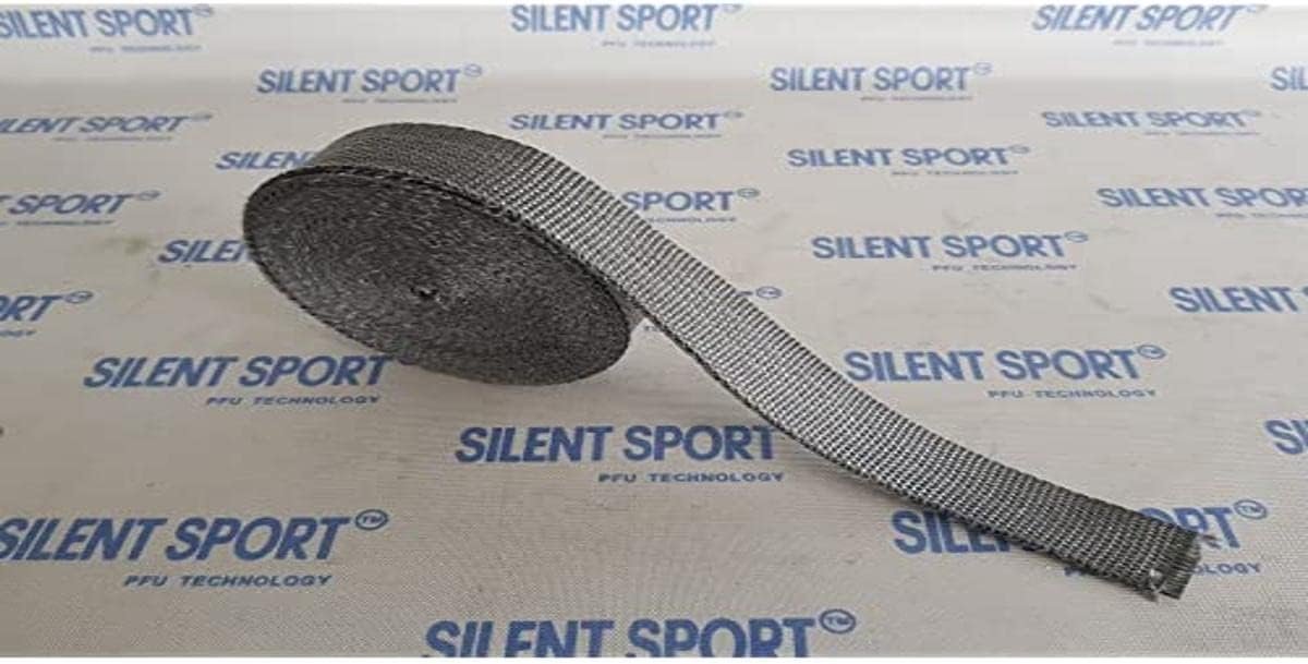 Hittebestendige Uitlaatband Grijs 3cm x 10m - Warmte Isolatie voor Motor en Auto