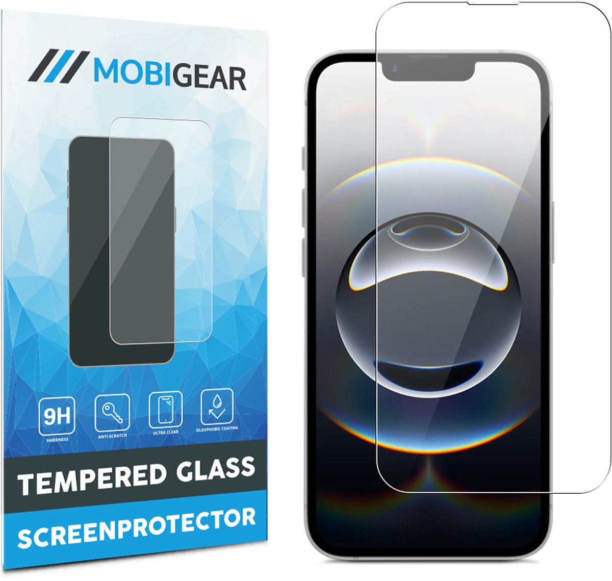 Mobigear Screenprotector geschikt voor Apple iPhone 17e Glazen | Mobigear Screenprotector - Case Friendly